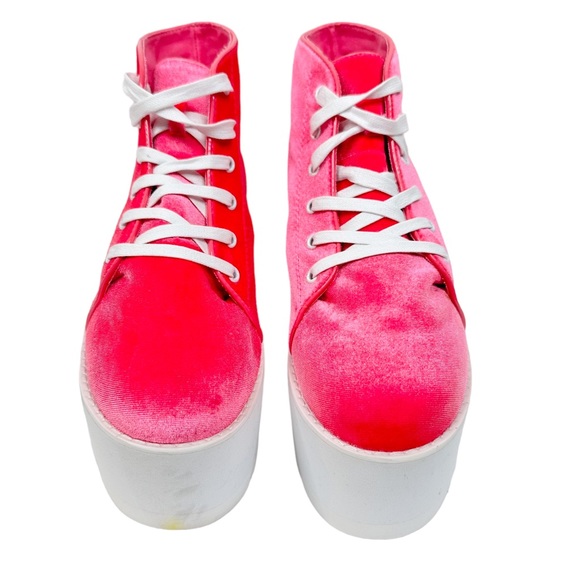 Privileged Batletta Platform Sneakers Velour SZ 10 Dolls Kills - Picture 3 of 12